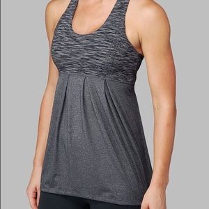 Lululemon power dance tank in gray space dye
